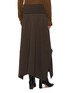 Back View - Click To Enlarge - LEMAIRE - Asymmetric Wool Cotton Midi Skirt