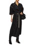 Figure View - Click To Enlarge - LEMAIRE - Embroidered Asymmetrical Shirt Dress