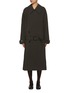 Main View - Click To Enlarge - LEMAIRE - Tibetan Wide Collar Cotton Blend Trench Coat