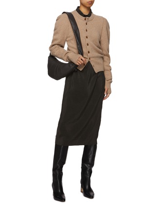 Figure View - Click To Enlarge - LEMAIRE - Twisted Sleeve Knit Cardigan