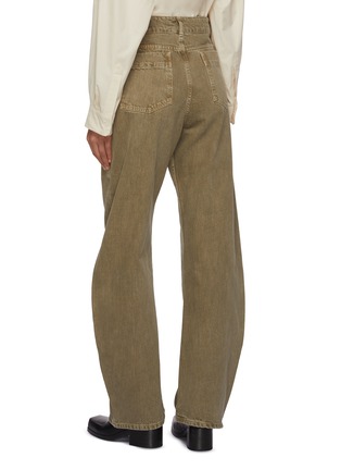 Back View - Click To Enlarge - LEMAIRE - High Rise Curved Cotton Trousers