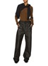 Figure View - Click To Enlarge - LEMAIRE - Belted Twisted Leather Pants