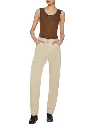 Figure View - Click To Enlarge - LEMAIRE - Seamless Ribbed Sheer Tank Top