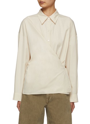 Main View - Click To Enlarge - LEMAIRE - Twisted Cotton Shirt