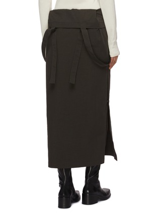 Back View - Click To Enlarge - LEMAIRE - Maxi Skirt With Straps