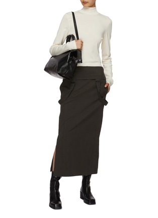 Figure View - Click To Enlarge - LEMAIRE - Maxi Skirt With Straps