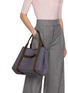 Front View - Click To Enlarge - RUE DE VERNEUIL - Large Traversée Flannel Tote Bag