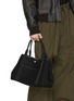 Front View - Click To Enlarge - RUE DE VERNEUIL - Medium Traversée Flannel Tote Bag