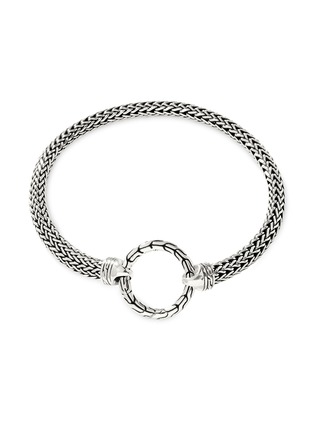 Main View - Click To Enlarge - JOHN HARDY - Classic Chain Sterling Silver Amulet Connector Chain Bracelet — Size UM