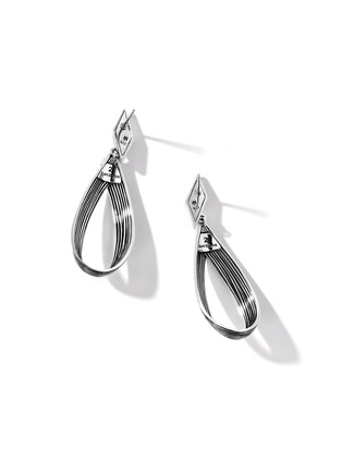 Detail View - Click To Enlarge - JOHN HARDY - Bamboo Silver Drop Earrings