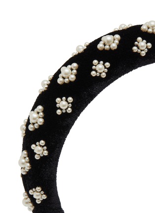 Detail View - Click To Enlarge - JENNIFER BEHR - Margaret Black Pearl Headband (Hong Kong Only)