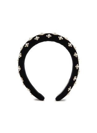 Main View - Click To Enlarge - JENNIFER BEHR - Margaret Black Pearl Headband (Hong Kong Only)