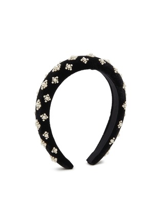 Figure View - Click To Enlarge - JENNIFER BEHR - Margaret Black Pearl Headband (Hong Kong Only)