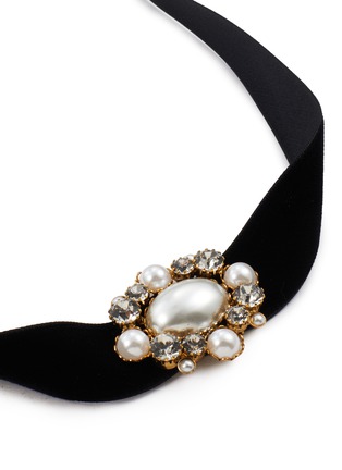 Detail View - Click To Enlarge - JENNIFER BEHR - Beverly Gold Color Pearl Tie