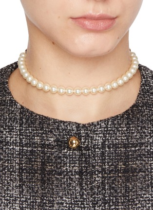 Figure View - Click To Enlarge - JENNIFER BEHR - Pearl Ribbon Tie