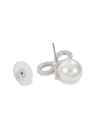 Detail View - Click To Enlarge - JENNIFER BEHR - Candace Crystal-Pearl Earrings