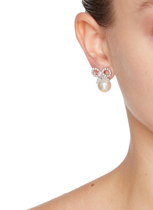 Figure View - Click To Enlarge - JENNIFER BEHR - Candace Crystal-Pearl Earrings