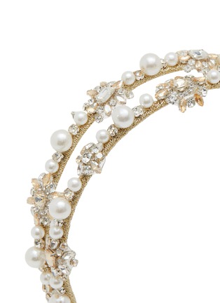 Detail View - Click To Enlarge - JENNIFER BEHR - Manon Crystal-Pearl Headband