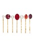 Main View - Click To Enlarge - JENNIFER BEHR - Krystal Ruby Bobby Pin Set