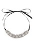 Main View - Click To Enlarge - JENNIFER BEHR - Sabine Crystal Ribbon Tie In Necklace