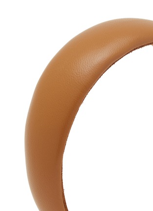 Detail View - Click To Enlarge - JENNIFER BEHR - Kate Leather In Saddle Headband