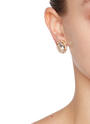 Figure View - Click To Enlarge - JENNIFER BEHR - Clara Crystal Earrings