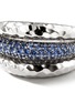  - JOHN HARDY - Classic Chain Sterling Silver Blue Sapphire Ring — Size 7