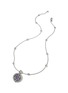  - JOHN HARDY - Moon Door Sterling Silver Amethyst Pendant Necklace — Size 28-30