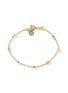 Front View - Click To Enlarge - JOHN HARDY - Classic Chain 18K Gold Hammered Bead Bracelet — Size US