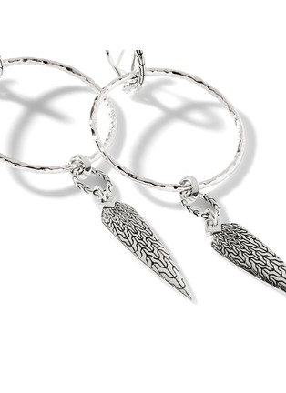  - JOHN HARDY - Classic Chain Hammered Sterling Silver Drop Earrings