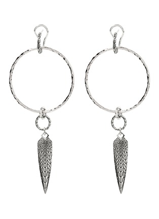 Main View - Click To Enlarge - JOHN HARDY - Classic Chain Hammered Sterling Silver Drop Earrings