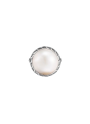 Main View - Click To Enlarge - JOHN HARDY - Classic Chain Sterling Silver Cultured Freshwater Pearl Ring — Size 6