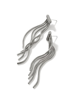 Detail View - Click To Enlarge - JOHN HARDY - Classic Chain Sterling Silver Tassel Earrings