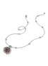 Detail View - Click To Enlarge - JOHN HARDY - Moon Door Sterling Silver Ruby Pendant Necklace — Size 28-30