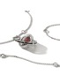  - JOHN HARDY - Moon Door Sterling Silver Ruby Pendant Necklace — Size 28-30