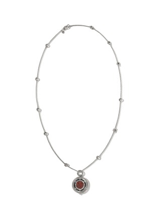 Main View - Click To Enlarge - JOHN HARDY - Moon Door Sterling Silver Ruby Pendant Necklace — Size 28-30