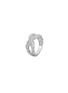 Detail View - Click To Enlarge - JOHN HARDY - Classic Chain Sterling Silver Diamond Ring — Size 7