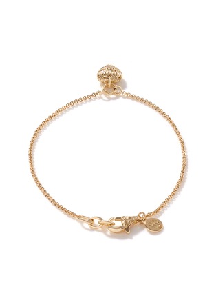 Back View - Click To Enlarge - JOHN HARDY - Classic Chain 18K Gold Heart Charm Bracelet — Size US