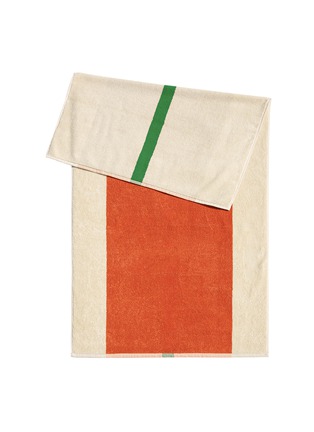 Main View - Click To Enlarge - SUITE702 - X Karel Martens Hand Towel — Orange/Green