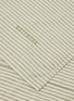 Detail View - Click To Enlarge - SUITE702 - Woven Stripe King Size Duvet Cover — Olive/Ecru