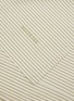 Detail View - Click To Enlarge - SUITE702 - Queen Woven Thick Stripe Percale Duvet Cover — Olive/Ecru