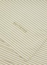 Detail View - Click To Enlarge - SUITE702 - King Size Woven Thick Stripe Percale Duvet Cover — Olive/Ecru