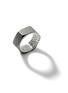 Detail View - Click To Enlarge - JOHN HARDY - Classic Chain Sterling Silver Black Rhodium Ring — Size 10