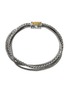 Front View - Click To Enlarge - JOHN HARDY - Classic Chain 18K Gold Silver Triple Row Bracelet — Size UM