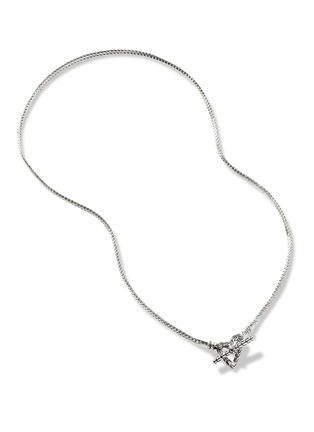 Detail View - Click To Enlarge - JOHN HARDY - Classic Chain Manah Sterling Silver Heart Pendant Necklace — Size 16