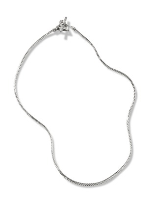 Front View - Click To Enlarge - JOHN HARDY - Classic Chain Manah Sterling Silver Heart Pendant Necklace — Size 16