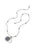 Detail View - Click To Enlarge - JOHN HARDY - Moon Door Sterling Silver Blue Sapphire Pendant Necklace — Size 28-30