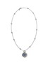 Main View - Click To Enlarge - JOHN HARDY - Moon Door Sterling Silver Blue Sapphire Pendant Necklace — Size 28-30