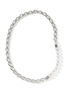 Main View - Click To Enlarge - JOHN HARDY - Surf Sterling Silver Diamond Pearl Necklace — Size 18