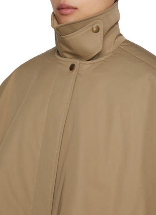 Detail View - Click To Enlarge - CHLOÉ - Cropped Cotton Gabardine Coat